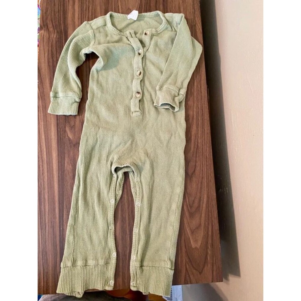 Kate Quinn Henley Romper 18-24 month Sage Green